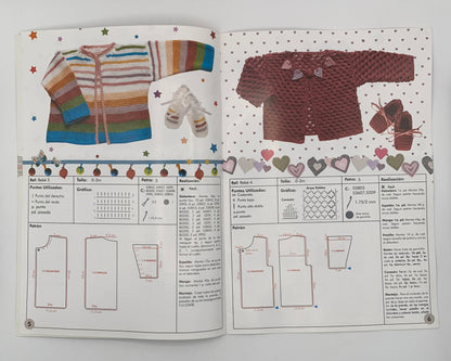 Revista "Petra baby" Idées pour tricoter et crocheter DMC