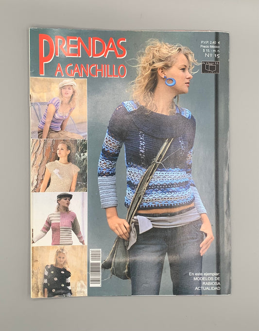 Revista "Prendas a ganchillo" Nº 15 - Editorial De Choisy