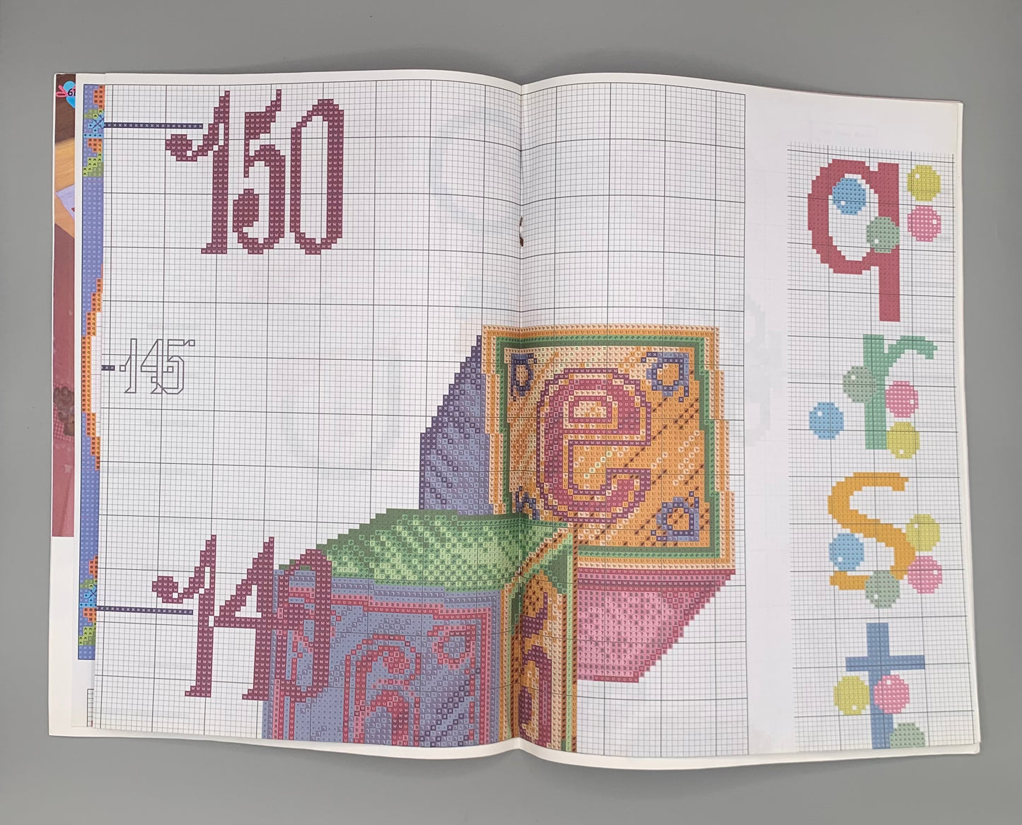 Revista "Punto de cruz bebé" Nº 1 - Editorial LINCRO