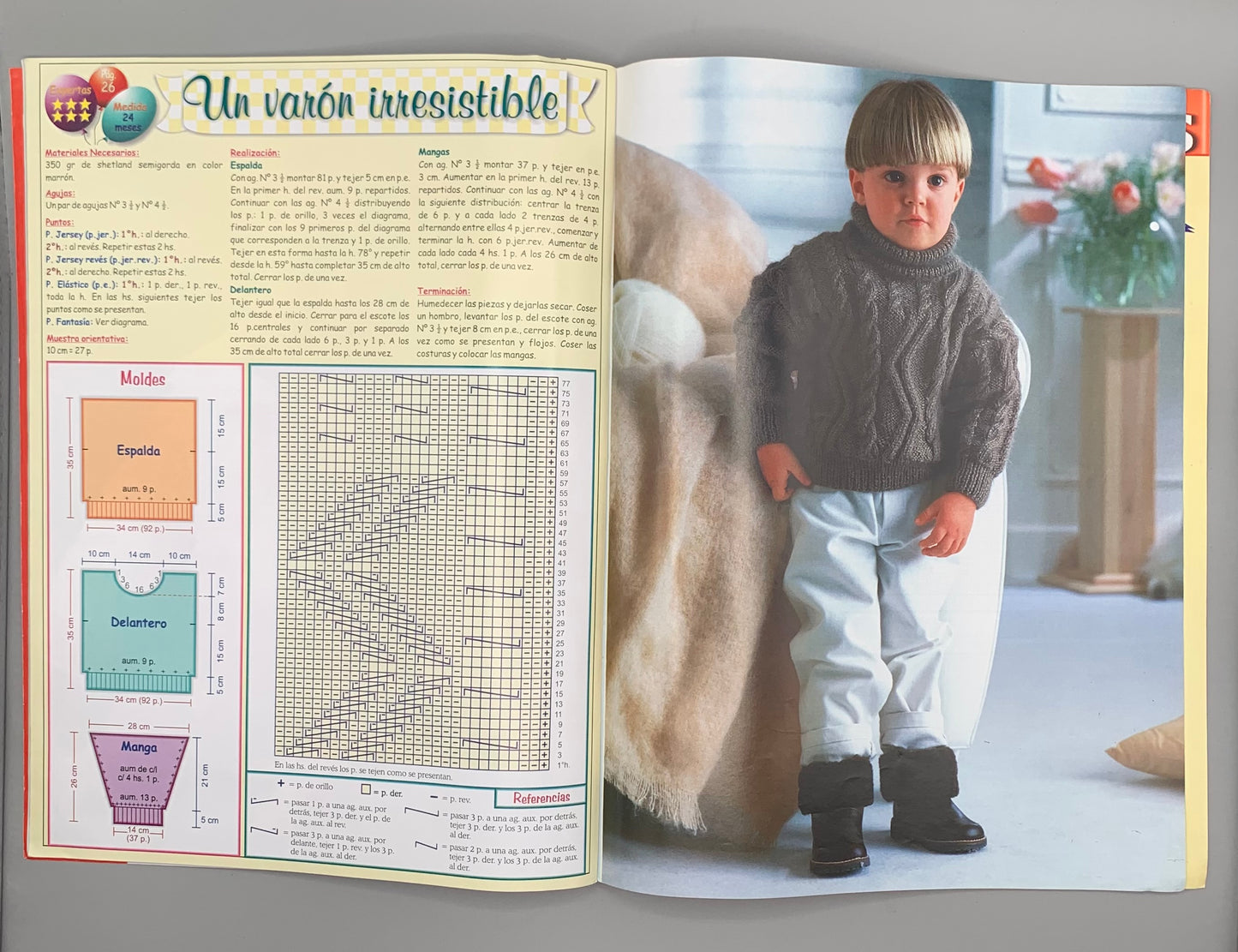 Revista "Punto para el bebe" Prendas de 0 a 4 años Nº 6 - Ediciones LINCRO