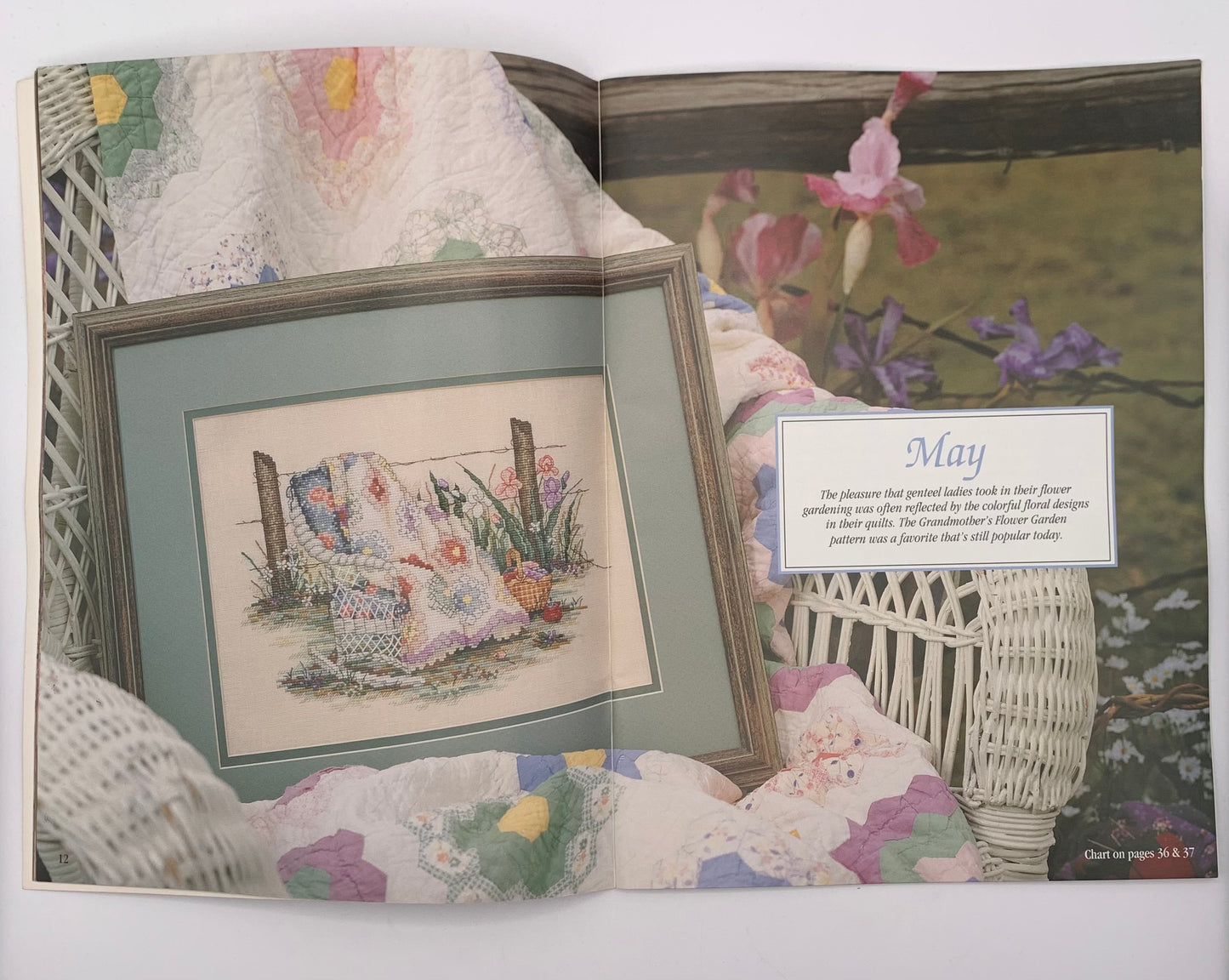 Revista "Quilts for all seasons" By Paula Vaughan / Leisure Arts 1994 (Idioma inglés)