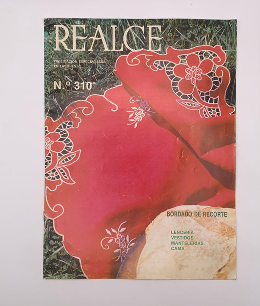 Revista "REALCE" Bordado de recorte Nº 310