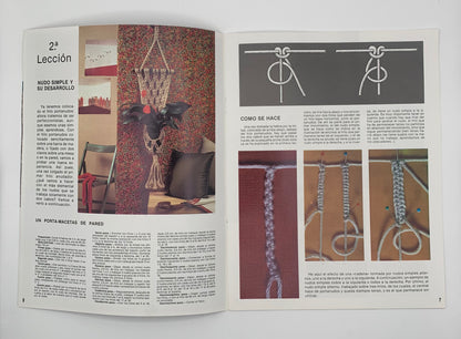 Revista "Realce" Curso de macramé Nº 252