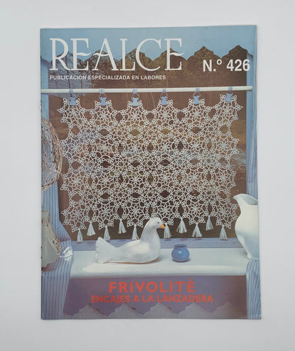 Revista "Realce" Frivolité - Encajes a la lanzadera Nº 426