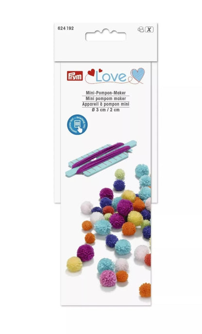 Kit para hacer pompones color menta MINI PRYM Love