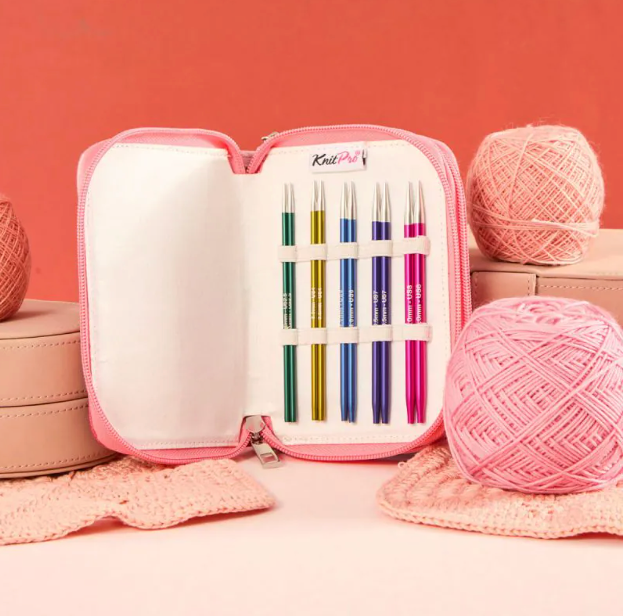 Set de agujas circulares intercambiables 13cm Starter Zing - KnitPro
