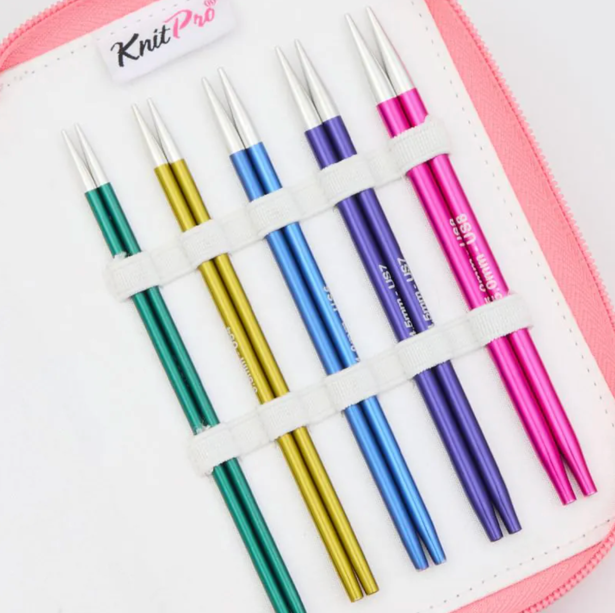 Set de agujas circulares intercambiables 13cm Starter Zing - KnitPro