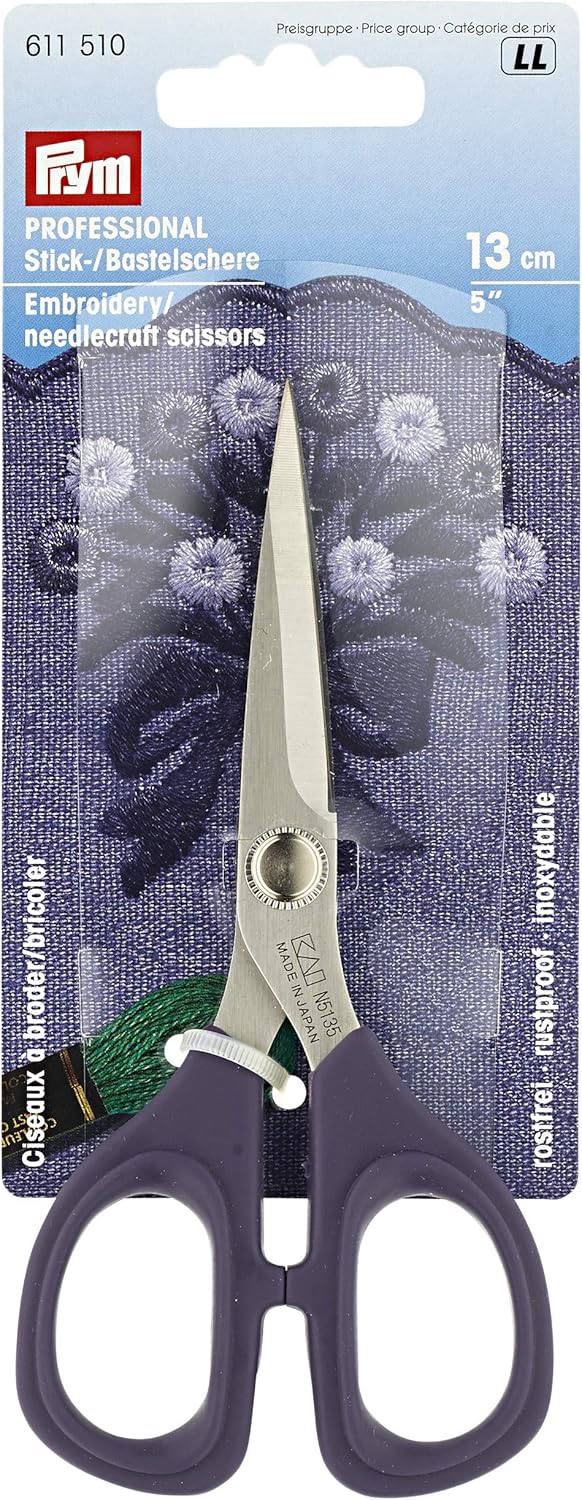 Tijera para bordar mango suave Nº 5 - 13cm PRYM