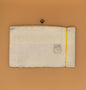 Tira bordada antigua extra ancha color blanco - 17cm ancho