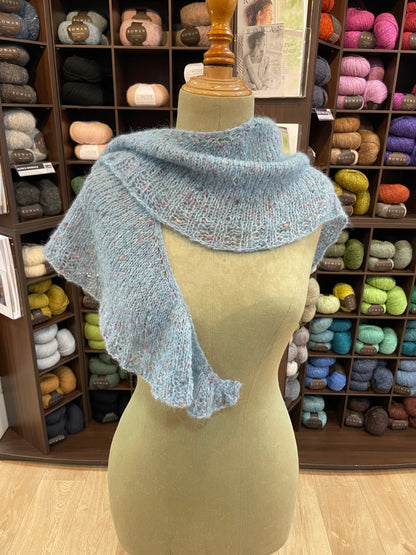 Toquilla de lana y alpaca hecho a mano