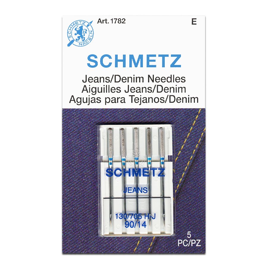 Agujas para máquina de coser "Jeans" SCHMETZ