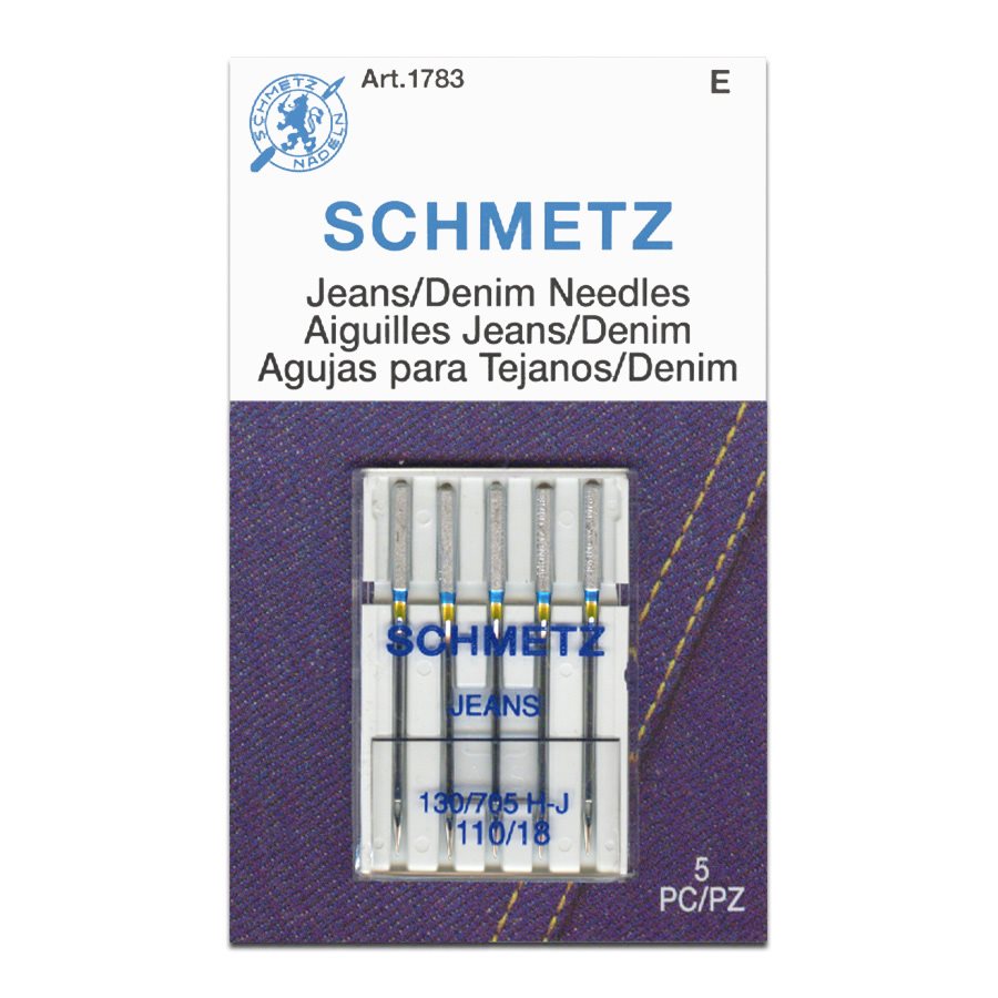 Agujas para máquina de coser "Jeans" SCHMETZ